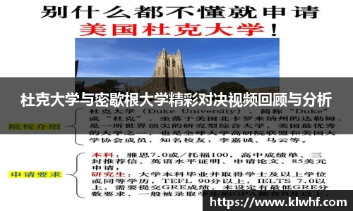 杜克大学与密歇根大学精彩对决视频回顾与分析